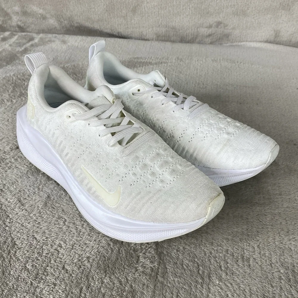 Nike ReactX Infinity Run 4 Womens Shoes Size 8 White Knit Running DR2670-103 NEW